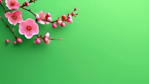 小清新简约花朵