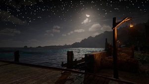 夜晚微风