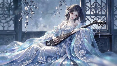 月夜琵琶少女