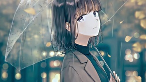 雨中的记忆女孩