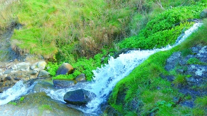 护眼清凉流水 4K
