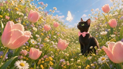 猫与蝶的初夏