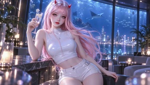 粉发少女国家队02