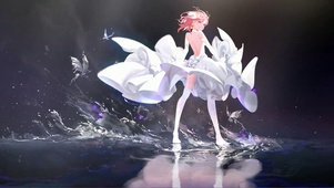 白衣蝴蝶少女