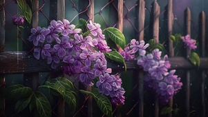 4K雨中花