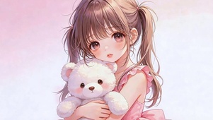 双马尾甜妹