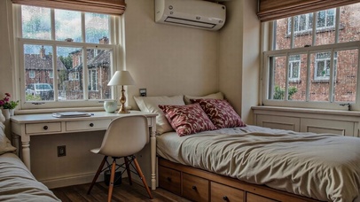 【雨景】欧洲小镇的卧室