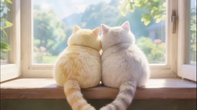 相亲相爱的猫咪