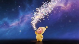 星星人吹泡泡