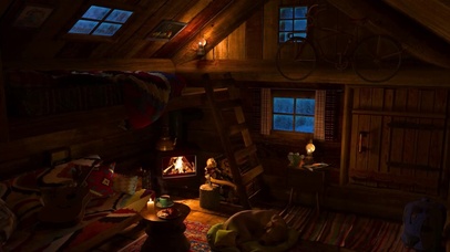 暴风雪温暖小屋