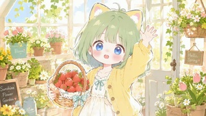 春日花房猫耳少女