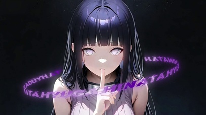 日向雏田 文字环绕