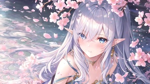 精灵樱花湖畔