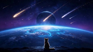 宇宙星球猫咪