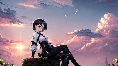 清晨的法师城外等候的刺客