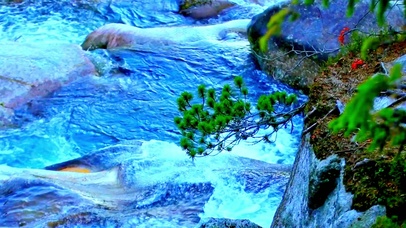 解压治愈流水4K