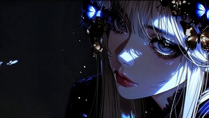 暗夜蓝蝶少女