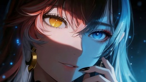 治愈异瞳女孩