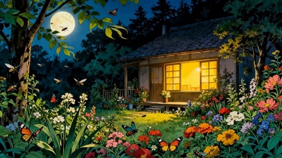 夜景花草树木
