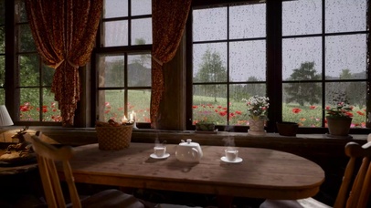 雨天木屋