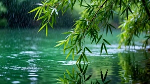 护眼竹林树木