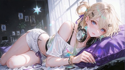 窗边的光影女孩琳奈
