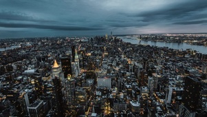 城市风景夜景