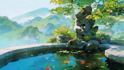 池塘小鱼