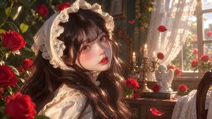 中世纪玫瑰女孩