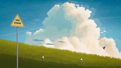 唯美治愈蓝天白云