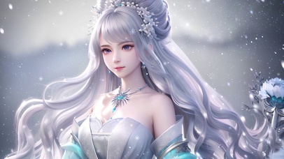 唯美雪花女皇