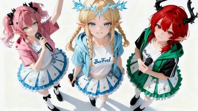 可爱的鸣潮三人组