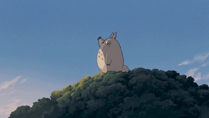 树顶上的龙猫