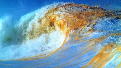 4K唯美大海巨浪