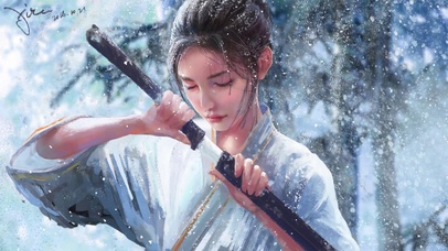 【4K】雪浮人淡剑光寒