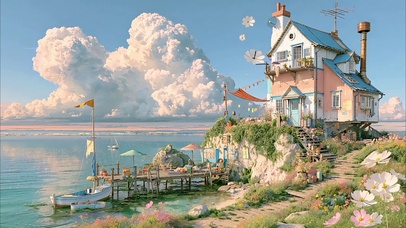 梦幻海边小屋