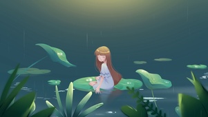 夏季池塘