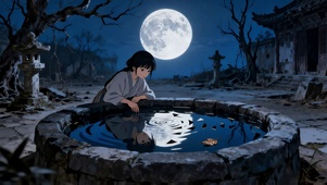水中月