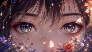 花朵眨眼