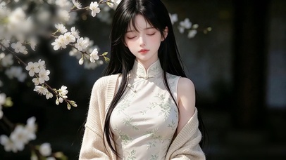 清纯旗袍少女