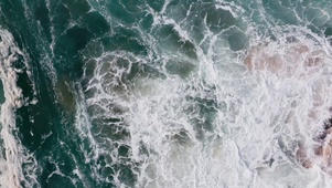  海洋海滩波浪