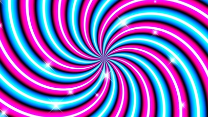 唯美温色蓝色线条旋涡