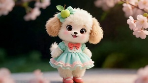 洛丽塔萌趣小狗