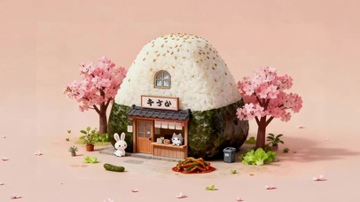 豆包兔和糯米猫的寿司古屋