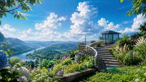 云端山河花园