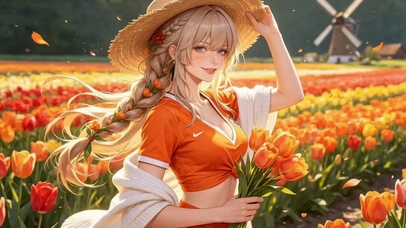 橙色盛夏