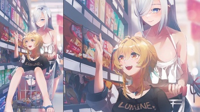 逛超市-画师：特日日