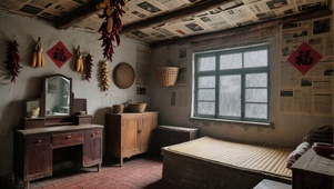 【雨景】农村的老宅