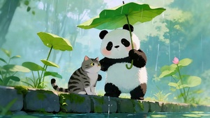 雨天的守护