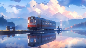 列车驶过